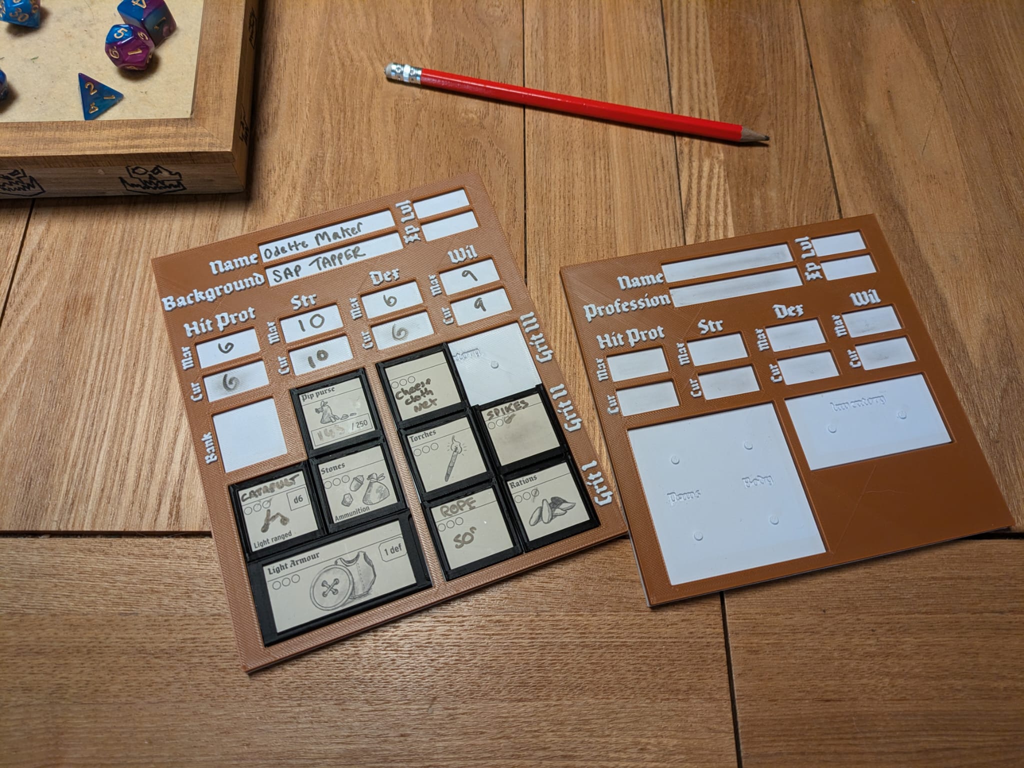 Mausritter Character sheets and Tokens